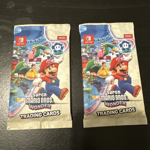SUPER MARIO BROS Wonder Nintendo Switch Trading Cards Only Brand New