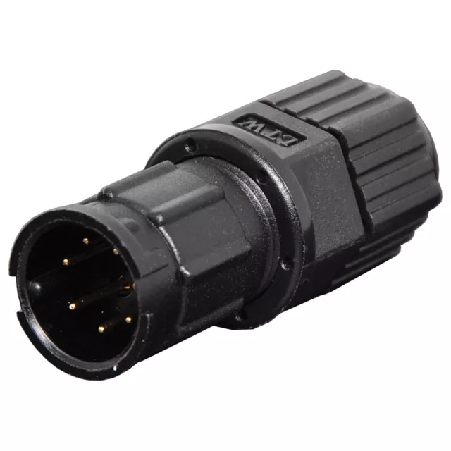 Amphenol 7 Pin 5A Locking Male Line IP67 Waterproof Plug