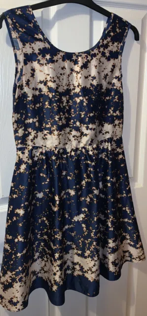 Vila Blue & Gold Star Dress S