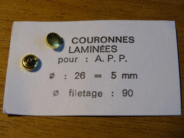 Pièce Horlogerie Montre Couronne De Remontoir Doré Punaise