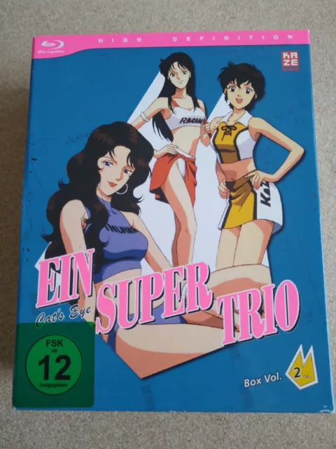 Ein Supertrio - Cat´s Eye Vol. 2 Gesamtausgabe Blu-ray (4 Discs) Katzenauge