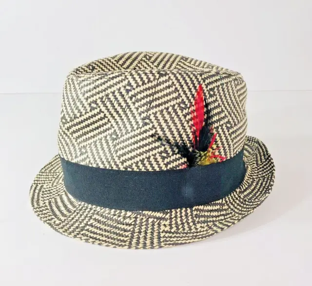 San Diego Hat Co, Men's One Size Trilby Hat with Feathers