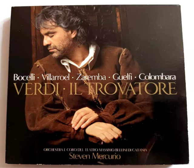 CD VERDI / MERCURIO, Bocelli, Zaremba, Calderone, Guelfi,  - Il Trovatore - TBE