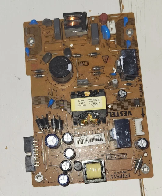 Carte D'alimentation VESTEL Pour TV Toshiba 17IPS61-2 - Référence 24W1333G - Occasion Fonctionnelle