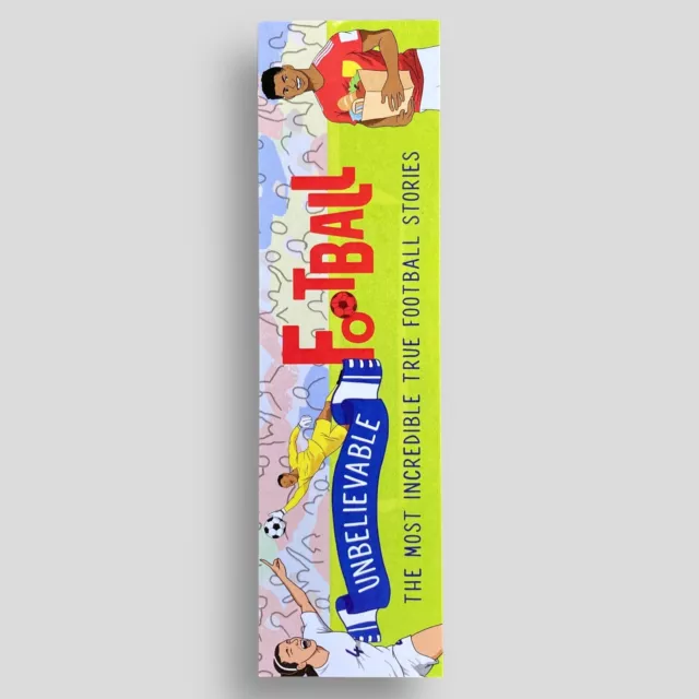 Unbelievable Football Collectible PROMOTIONAL BOOKMARK