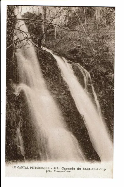 CPA - Carte postale-FRANCE - Cantal - Cascade du Saut du Loup-S4390