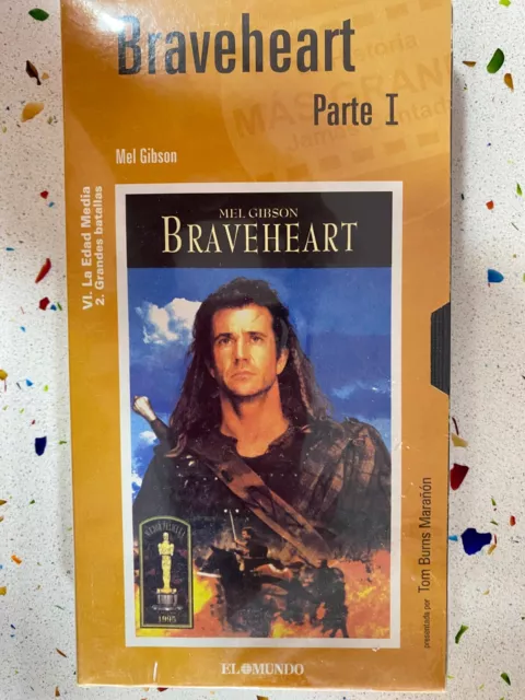 Braveheart Partie I Neuf Scellé Mel Gibson Film VHS Video Tape