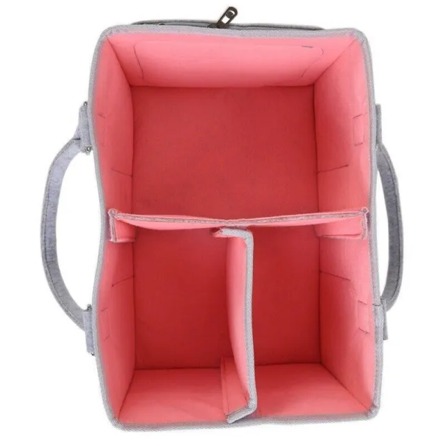 Baby Diaper Caddy Organizer Storage Bag Nursery Holder Felt Storage Bin Portable 12