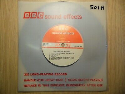 BBC Sound Effects Vinyl Record:  Aircraft:  Bristol Beaufighters