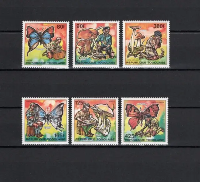 Africa - Togo Togolaise mnh stamp set - Butterfly Mushrooms - SCOUTS