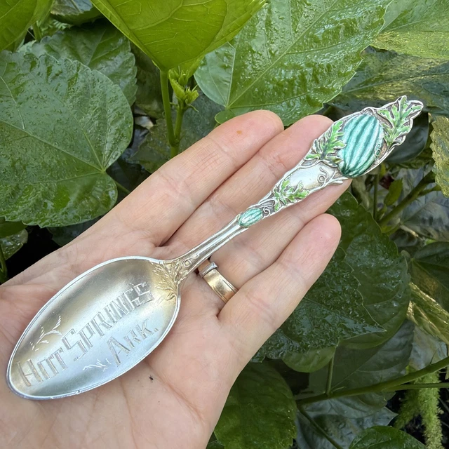 Souvenir Spoons, Sterling Silver (.925), Silver, Antiques