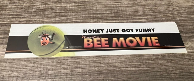 2007 Bee Movie Movie Theater Mylar Poster 2”x12” Jerry Seinfeld Rene Zellweger