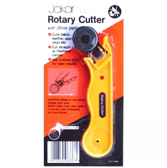 Jakar Rotary Cutter Quilters Sewing Fabric Leather Craft Vinyl