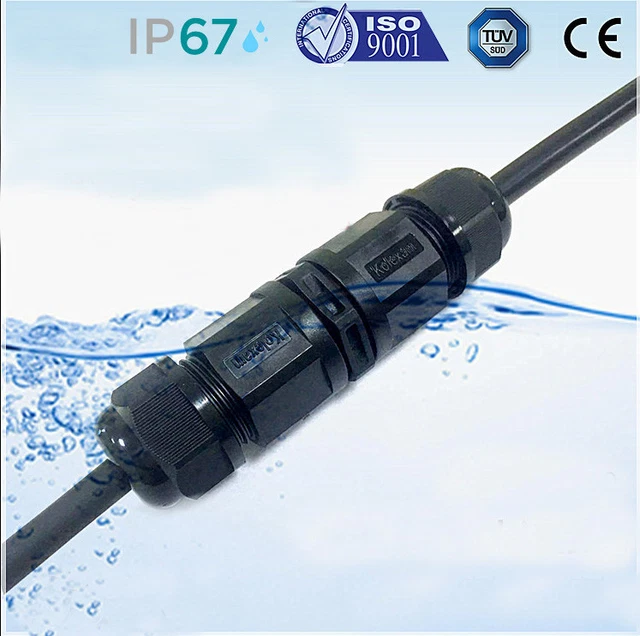 2PIN/3PIN WATERPROOF JUNCTION Box Connector Electric Cable Inline Wire