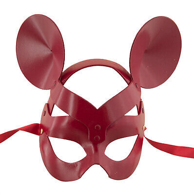 Mask from Venice Mouse Erotic Mistress Mischievous - Vinyl Polish Red - 1305