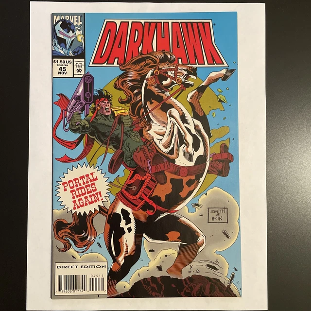 Darkhawk #45 NM- 1994 Late Issue Low Print Marvel Comics