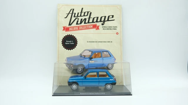 Miniature Norev 1/43 – Renault R5 Alpine Turbo Bleu Métal 1982 – Boîte Fermée