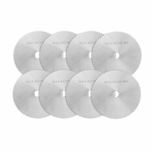 75mm 3" HSS Circular Saw Blade Cutting Discs Wood Metal Cutting Tool 72 Teeth 2