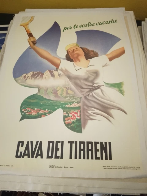 Affiche Publicitaire Vintage IRPINIA TURISMO AVELLINO ENIT - Années 50 - Occasion