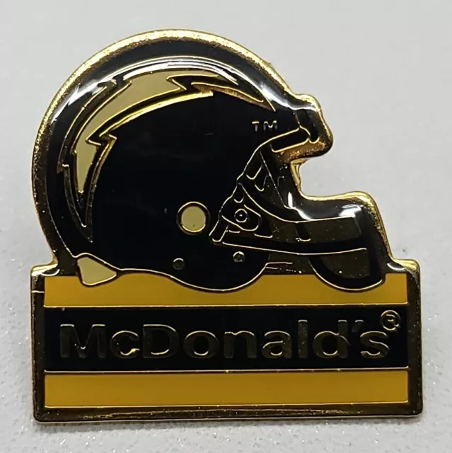 ⭐️ 1994 Vintage San Diego Chargers NFL Football McDonald's Hat Lapel Jacket Pin