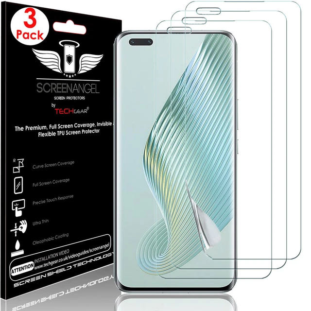 3x TECHGEAR (TPU) FULL COVERAGE Screen Protector Covers for Honor Magic 5 Pro 5G