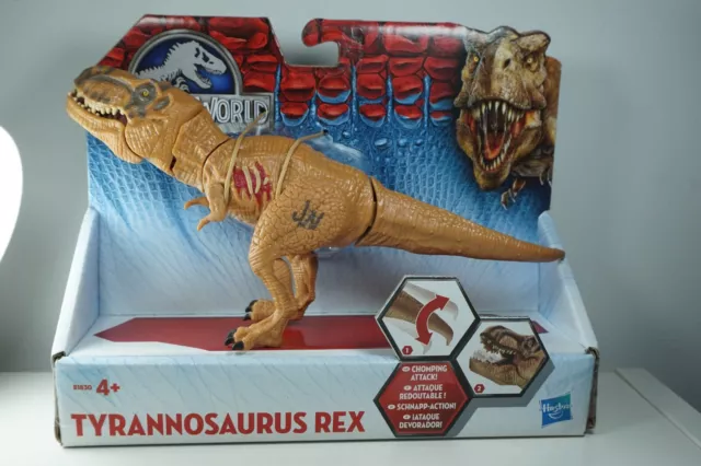 Jurassic Park World Bashers & Biters T REX Dinosaur Hasbro MIB Tyrannosaurus NEW