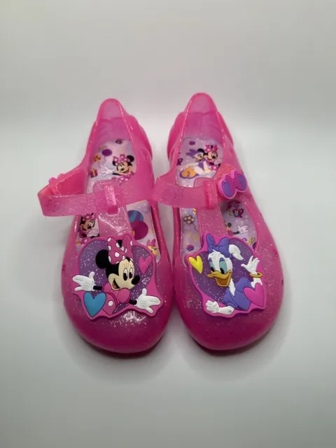 Disney Minnie and Daisy Jelly Sandals Shoes Sz 9 Toddler Mickey Mouse Pink