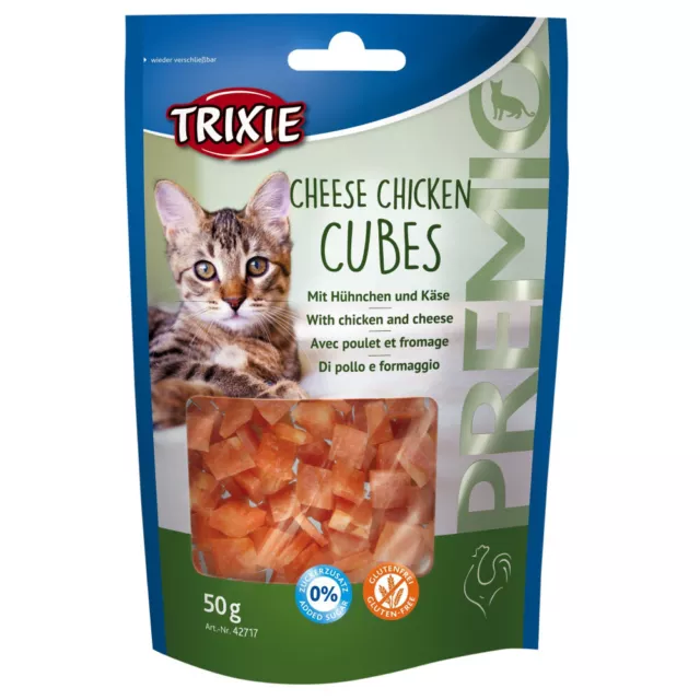 Friandise au poulet et fromage pour chats 50 gr