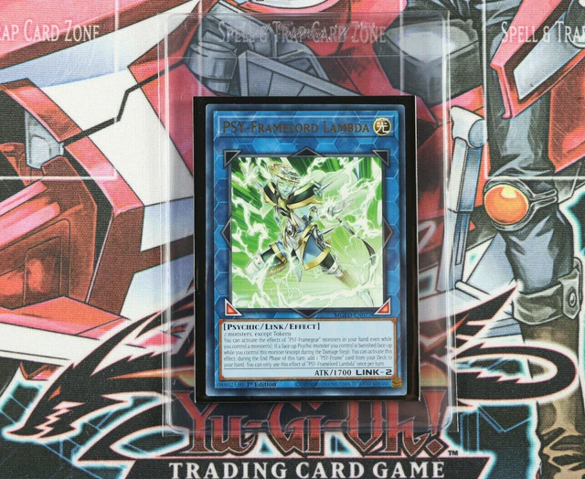 YuGiOh PSY-Framelord Lambda MGED-EN077 1ST Edition Gold Rare