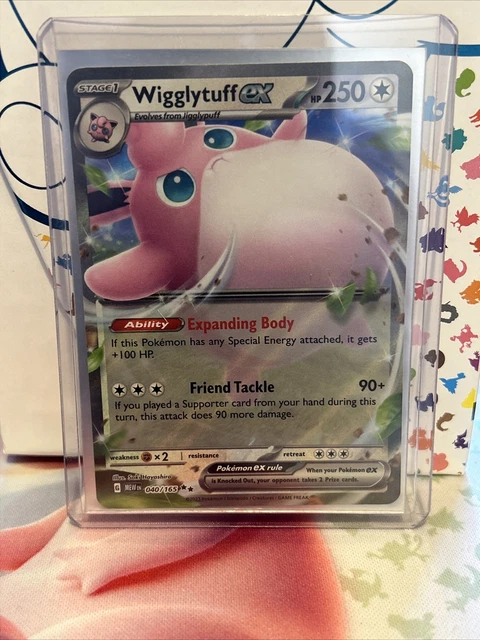 Wigglytuff ex Scarlet & Violet - 151 040/165 Holo Double Rare