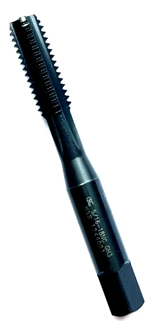 5/16-18 Gh3 4 Flute Straight Fluted Bottoming Tap - Black - Osg #1120801 - New!