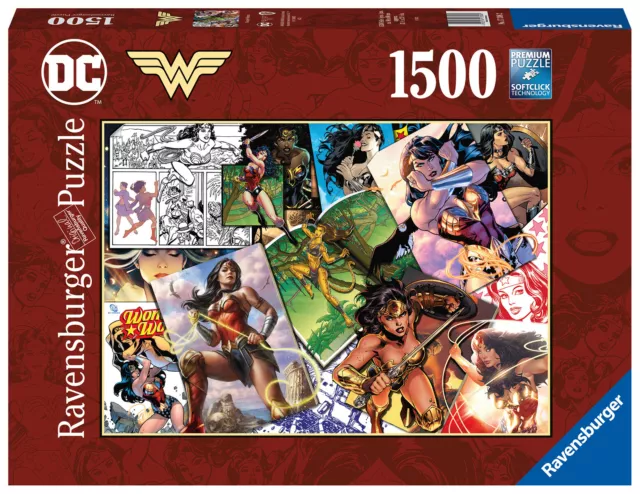 Ravensburger Puzzle*1500 Teile*Wonder Woman*Dc Comics*Rarität*Ovp