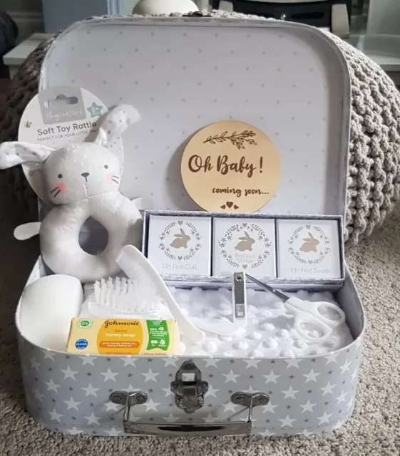 Unisex Baby gift hamper, Basket, Baby Shower, New Mum,pregnancy, Maternity