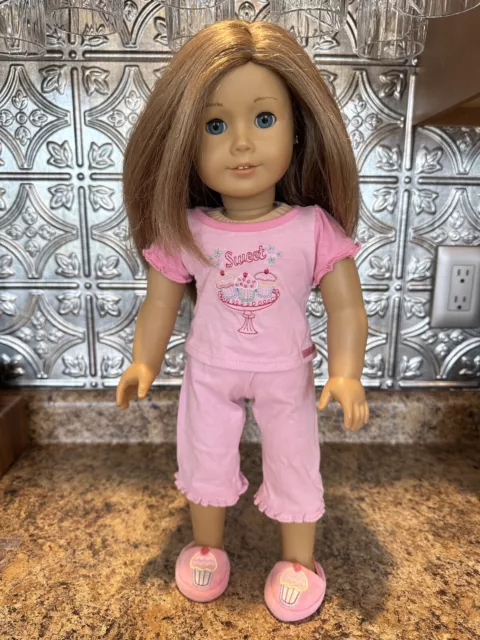 American Girl Sweet Treat PJs Outfit 18” Doll Pajamas 2010 Complete Retired