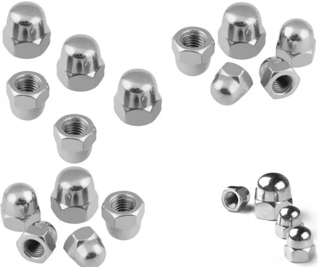 Metric Stainless Steel Dome Nuts Acorn Domed Cap Nuts A2-304 M3 M4 M5 M6 M8 M10