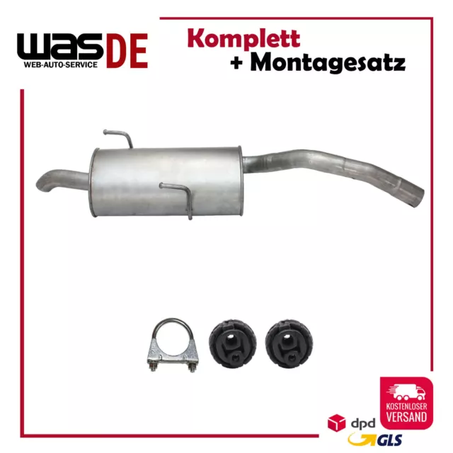 Auspuff Endschalldämpfer Citroen C8, Fiat Ulysse, Lancia Phedra, Peugeot 807