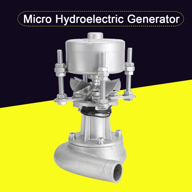 QWEXOB Mikro Wasserkraftwerk 1000W - Mini Stromgenerator Für Saubere Energie