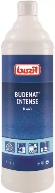 Buzil D 443 Budenat Intense 1 l Flächen-Desinfektionsreiniger VAH + IHO gelistet