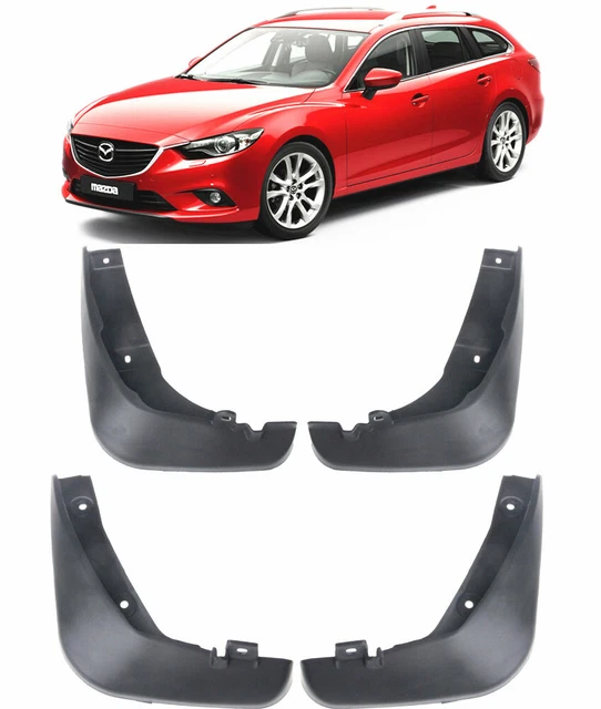 Rear Mud Flaps Splash Guard for Mazda 6 2018-2023 Car Black 2