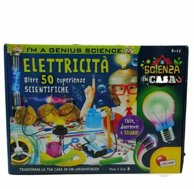 Génius Science - jeu scientifique - l'électricité - 50 expériences -  LISCIANI