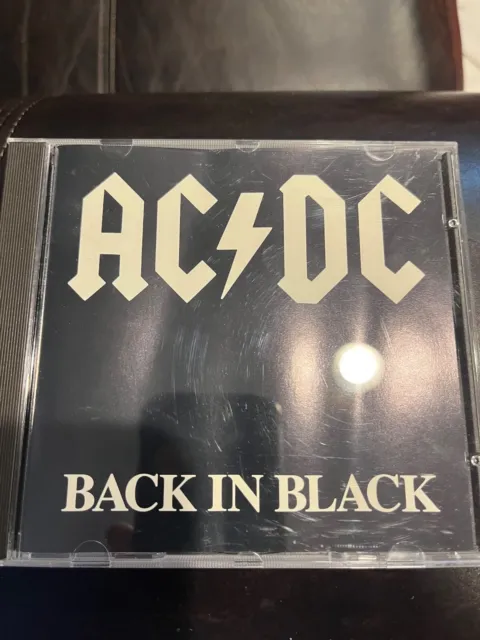 Acdc Back In Black 1980 Europe No Upc Code 050 735 Rare Excellent Condition