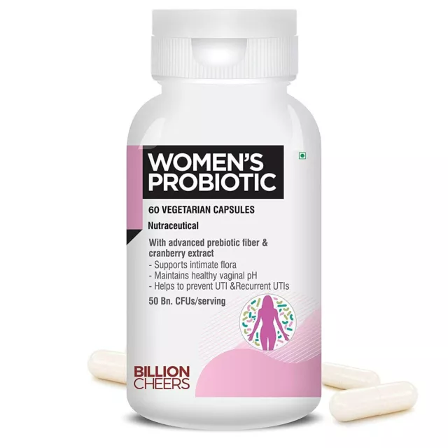 Women Probiotics 50 Billion CFU With Cranberry Extract for Vaginal Health 60Cap.