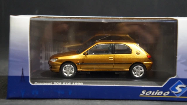 Miniature Solido neuve Die cast 1/43 Peugeot 306 s16, 1998, s4311402