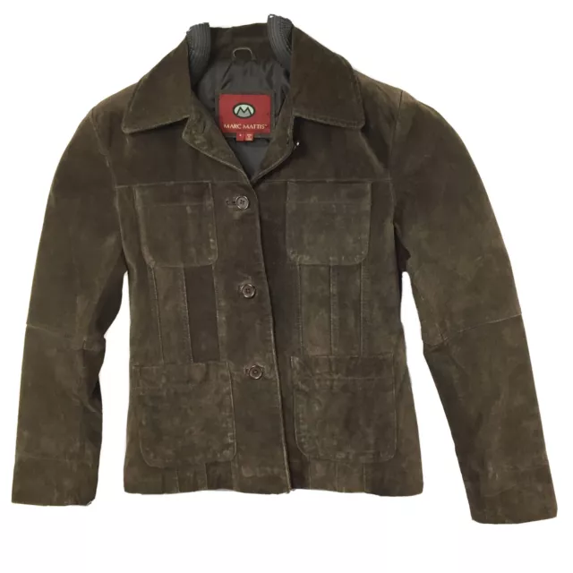Marc mattis leather trench coat top
