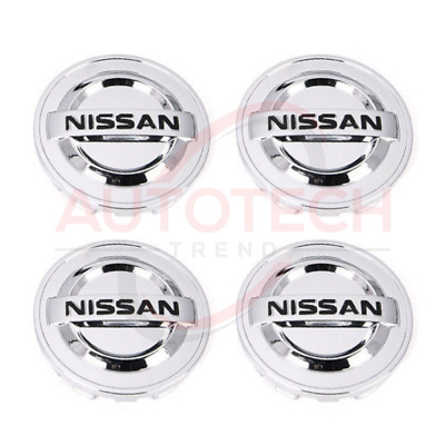 Set of 4 Silver Nissan Wheel Center Cap 54mm for Altima Maxima Murano 40343AU51A