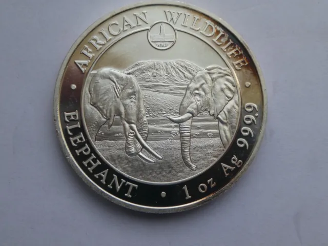 Somalia , Elefant  2020 , Privy Mark  , 1 Unze Silber.