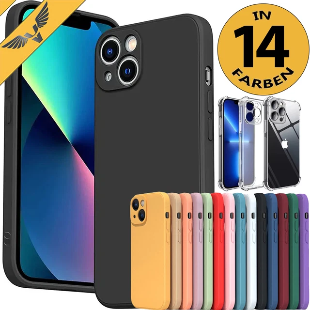 Coque TPU Ultra Slim Pour IPhone 11 à 16 Pro Max - Anti-Choc Avec Anneau Porte-Bague - Couleur Unie