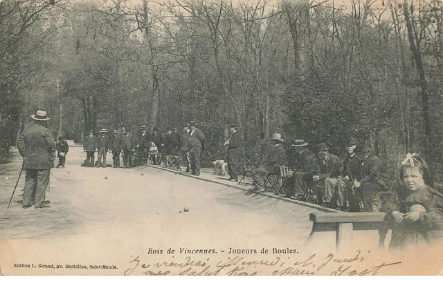 94 Vincennes #21739 Wood Players Of Balls
