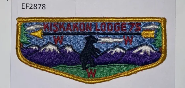 Boy Scout OA Flap Kiskakon Lodge 75