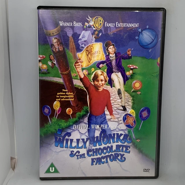 WILLY WONKA AND the Chocolate Factory DVD 1971 Rgn 2 Roald Dahl GC Free
